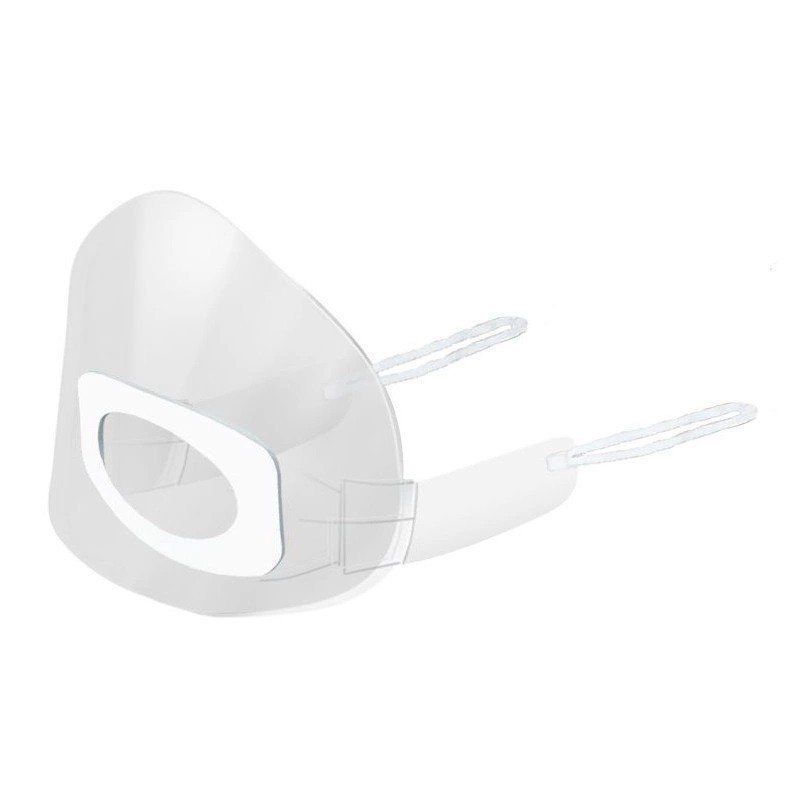 Ochranný štít na nos a ústa Mouth Shield s gumičkami za uši, veľ. L/XL, 2 ks