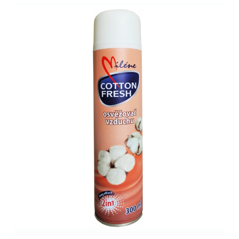 Osviežovač vzduchu Miléne, sprej, svieža bavlna, 300 ml