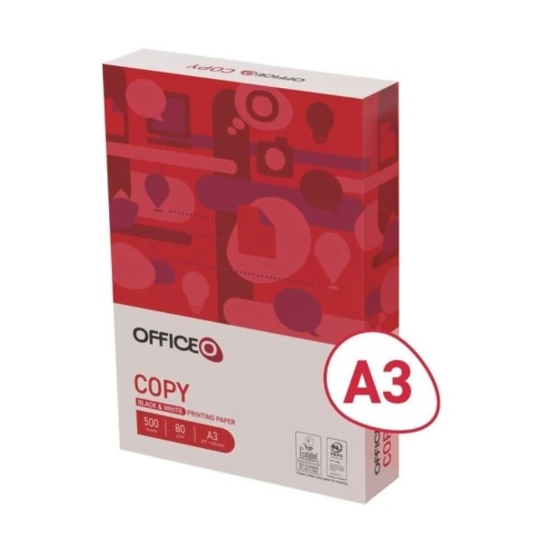 Papier kancelársky A3 Copy 80 g/m2, CIE 153 (bal. 500 listov)