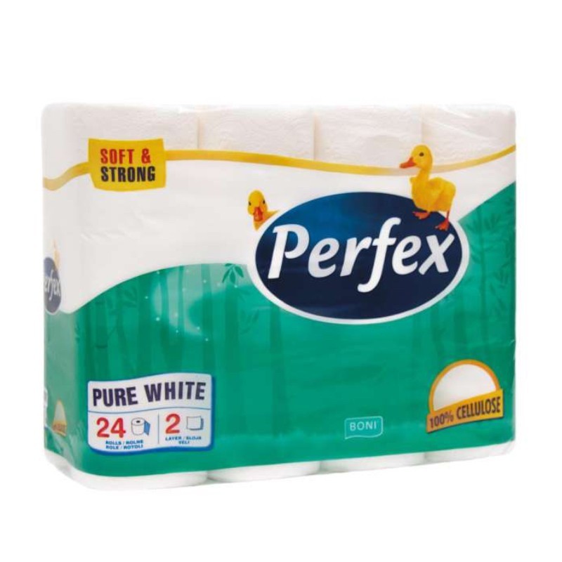 Papier toaletný Perfex, 2vr. (bal.24roliek)