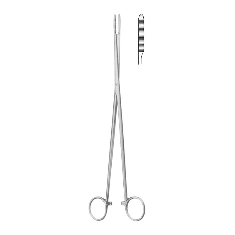 Pelkmann kliešte tampónové rovné, 25 cm
