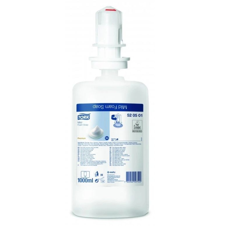 Pěnové tekuté mýdlo TORK Premium Mild, S4, 1 l