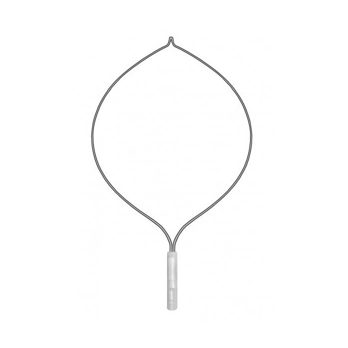 Polypektomická klička, oválná, 6 mm, rotační, monofilamentní drát, 2,35 mm, d. 230 cm