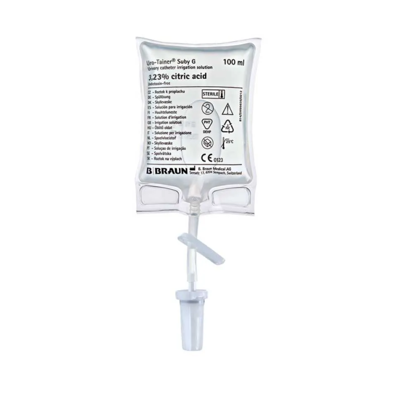 Proplachový systém pro močové katetry Uro-Tainer Suby G 100 ml, 10 ks