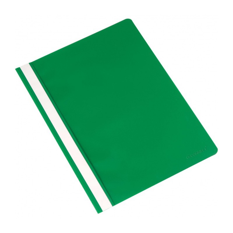Rýchloviazač A4, materiál polypropylén, zelený