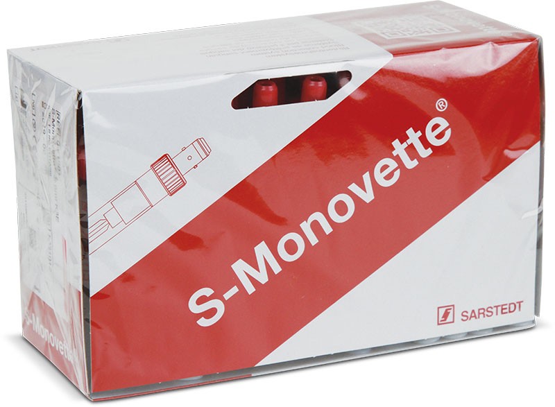 S-Monovette 4,7ml Serum+gel hnědá, 50 ks v balení, exp 11/2020