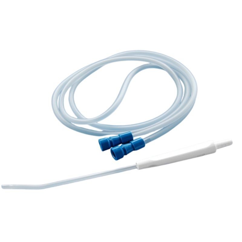 Sací set ORTHOPEDIC zahnutý, s rukojetí, 6 mm, hadice Ch 25, 2 m