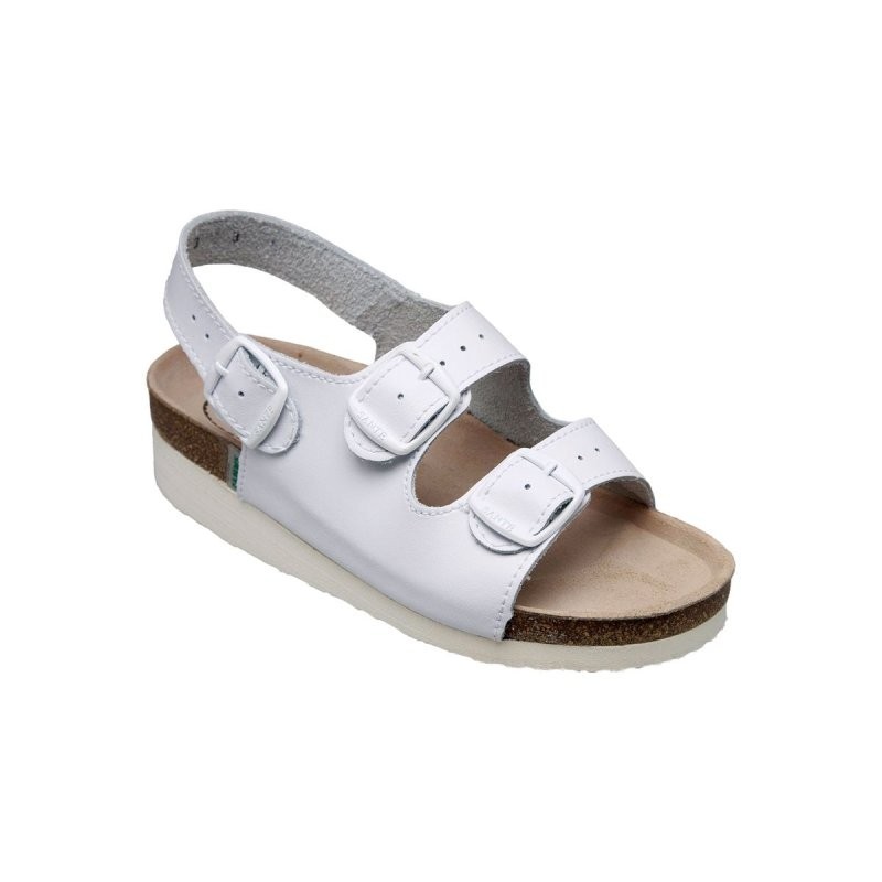 Sandál dámský, bílý N/31/10/K, vel. 38