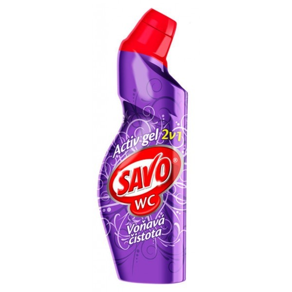 SAVO WC Aktiv Gel (Levandule/ nebo jablko/ nebo jarní louka) 750 ml