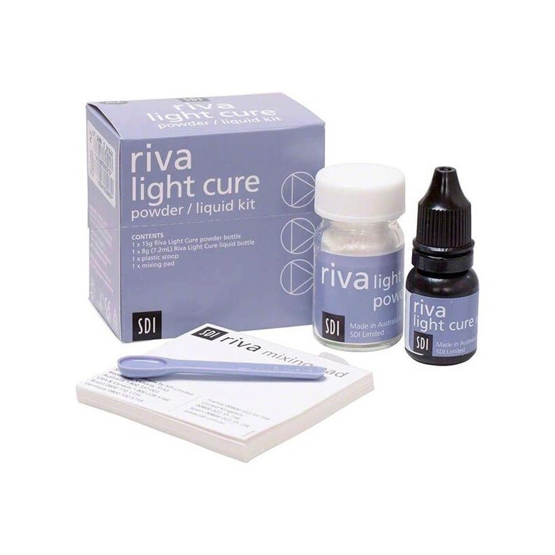 DOPRODEJ SDI Riva light cure prášek 15g a tekutina 7,2ml (8g) A1, expirace 7.8.2026