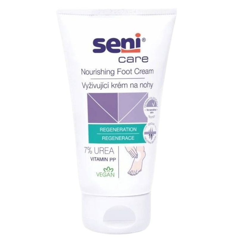 Seni Care vyživující krém na nohy 7% urea, 100 ml
