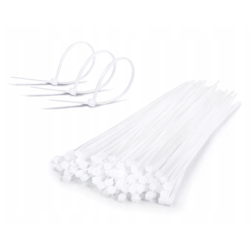 Stahovací pásky 300 x 4,8 mm, 100 ks