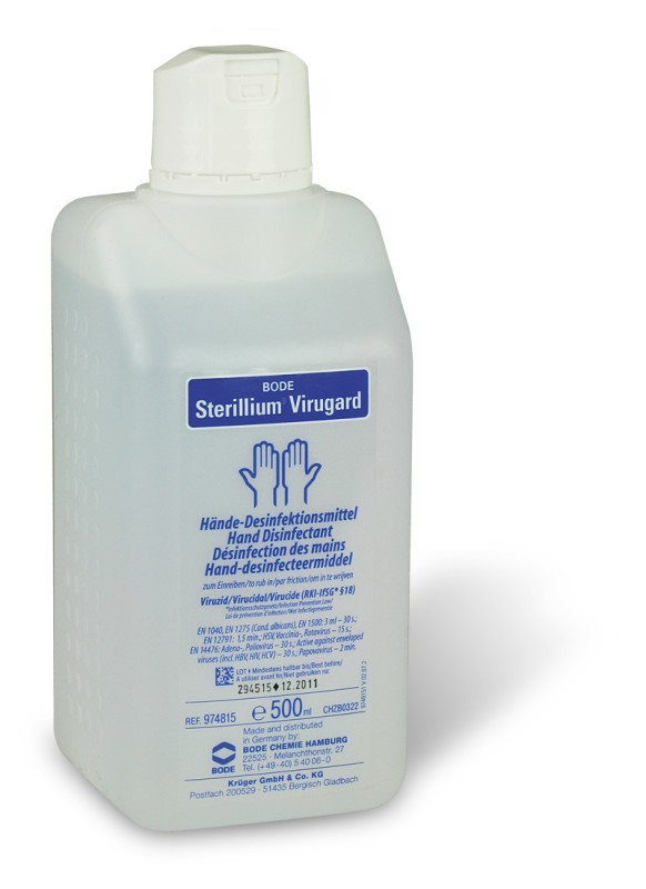Sterillium Virugard 500 ml, exp 12/2020