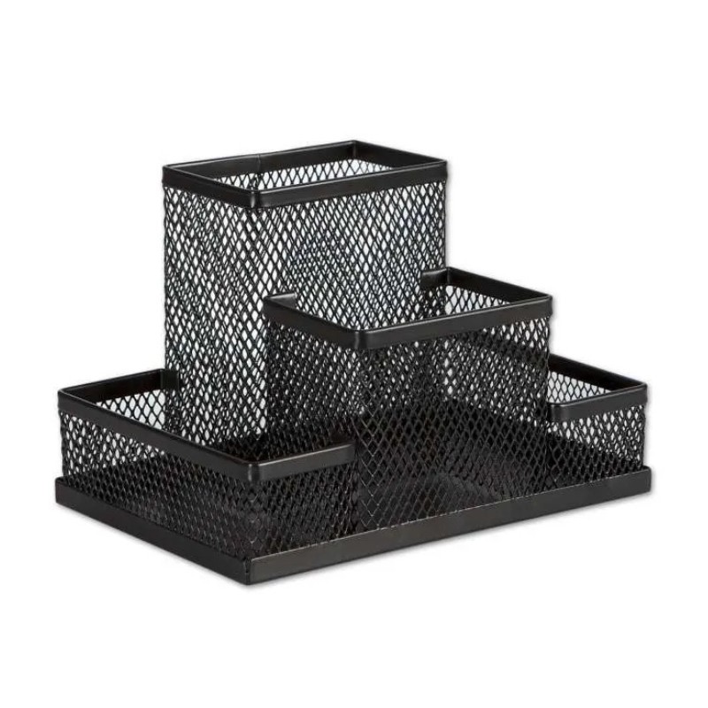 Stojánek univerzální, kovový, 15,5x10x10 cm, černý