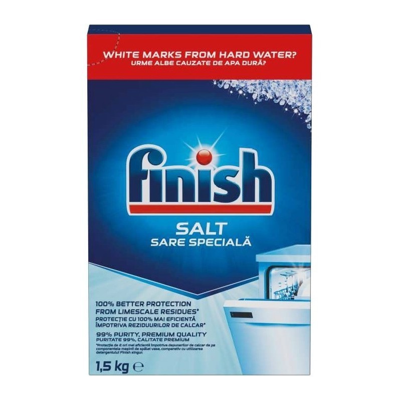 Sůl do myček Finish, 1,5 kg