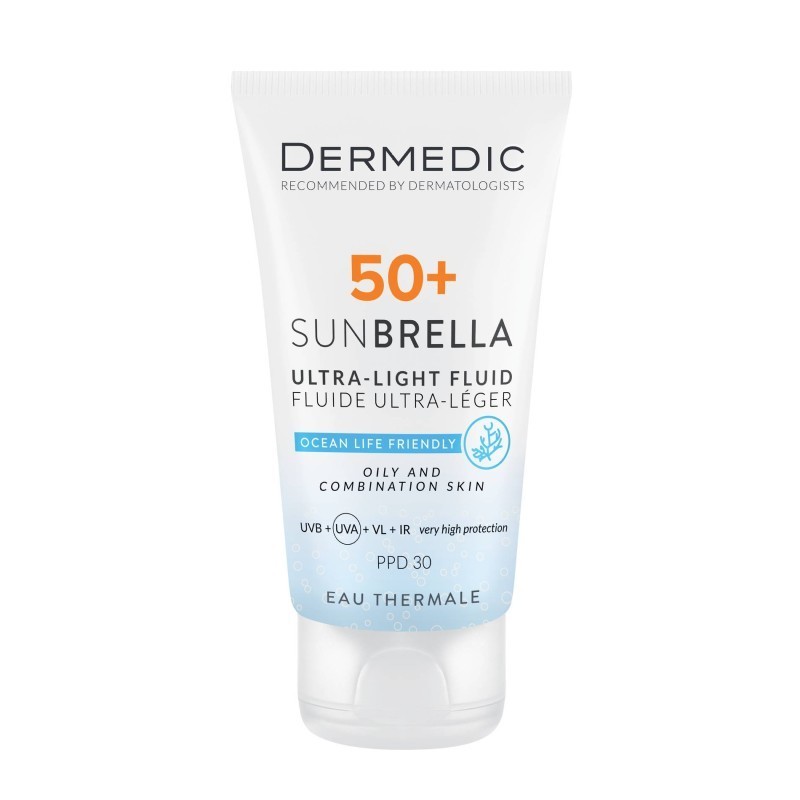 Sunbrella Ultra lehká emulze na opalování SPF 50+ mastná a kombinovaná pleť, 40 ml