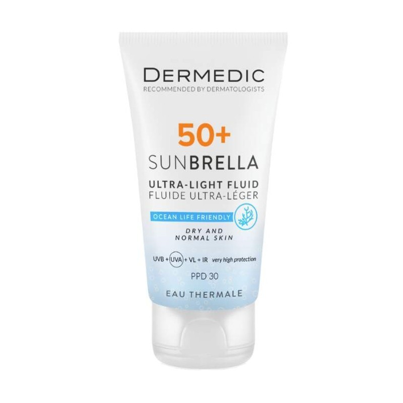 Sunbrella Ultra lehká emulze na opalování SPF 50+ suchá a normální pleť, 40 ml
