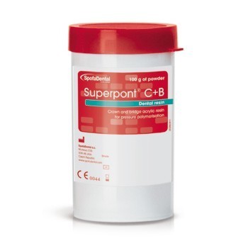 SUPERPONT C+B, PLV 100 g dentine A2, exp 08/2021