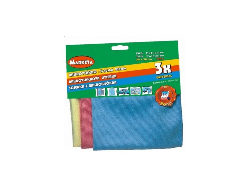 Švédska utierka 30 x 30, 280 g / m2, 3 ks