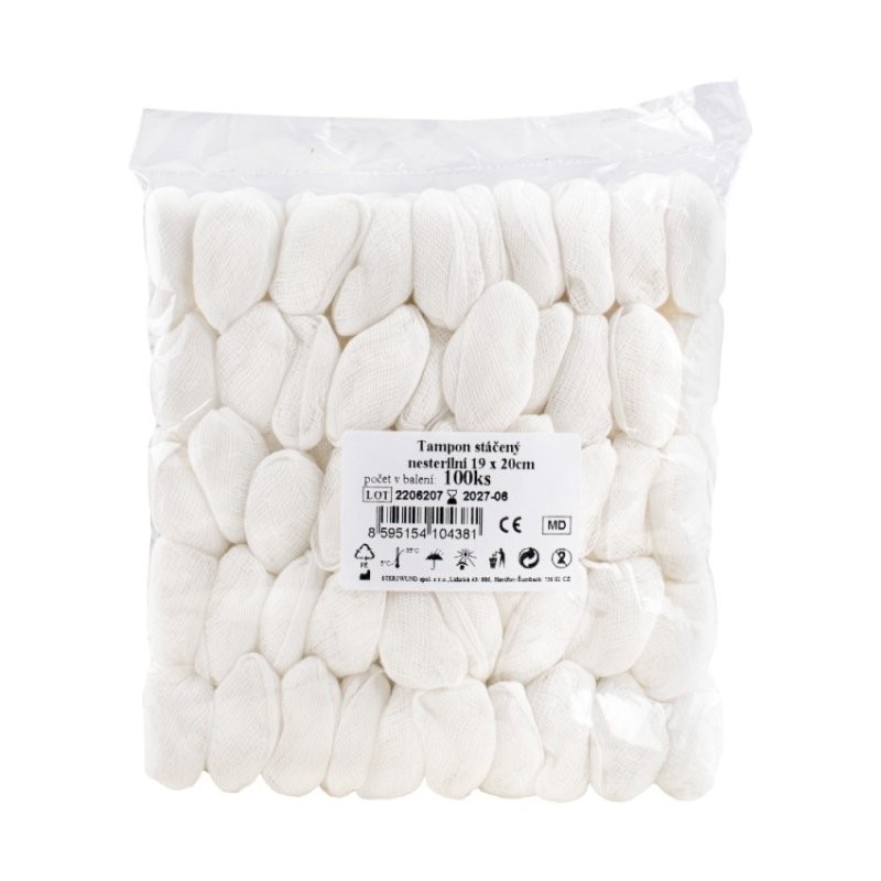 Tampon stáčený 20 x 19 cm / 100 ks
