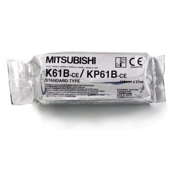 Termocitlivý papír Mitsubishi KP61-B, 110 mm x 20 m, matný povrch