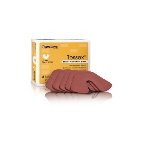 Tessex, 12 ks růžový dolní čelist, exp 08/2021