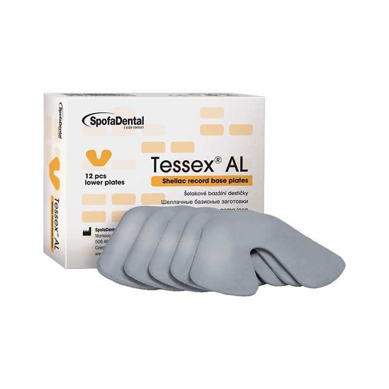 Tessex AL, 12 ks šedý dolní čelist
