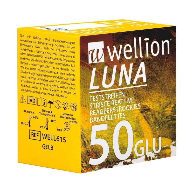 Testovací proužky Wellion Luna, 50 ks