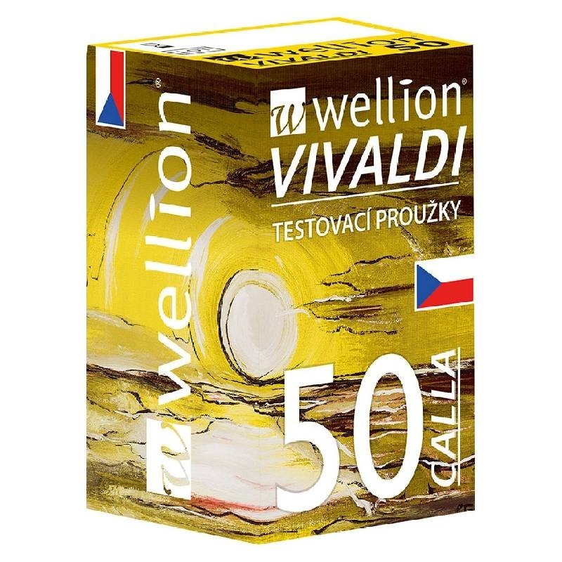 Testovacie prúžky Wellion Vivaldi, 50 ks