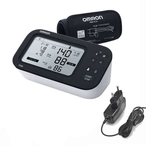 Tlakoměr Omron M7 Intelli IT AFib, s adaptérem