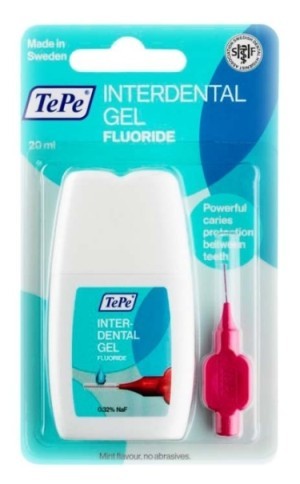 UKONČENÁ VÝROBA TePe Interdental Gel 20 ml + mezizubní kartáček