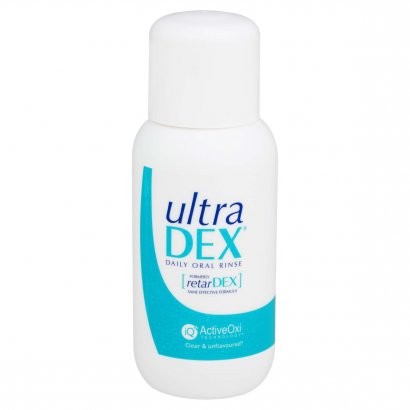 UltraDEX ústny výplach proti nepríjemnému dychu s fluoridom 250 ml