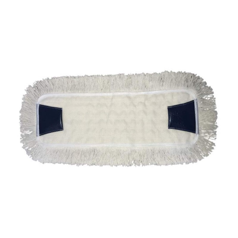 Úklidový mop plochý s úchyty Flipper, 40 cm, bavlna