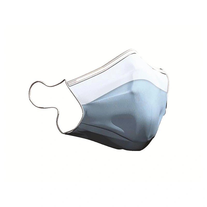 Ústenky operační SafeMask Sofskin, fog-free 4 vrstvé s gumičkou, modré, 50 ks