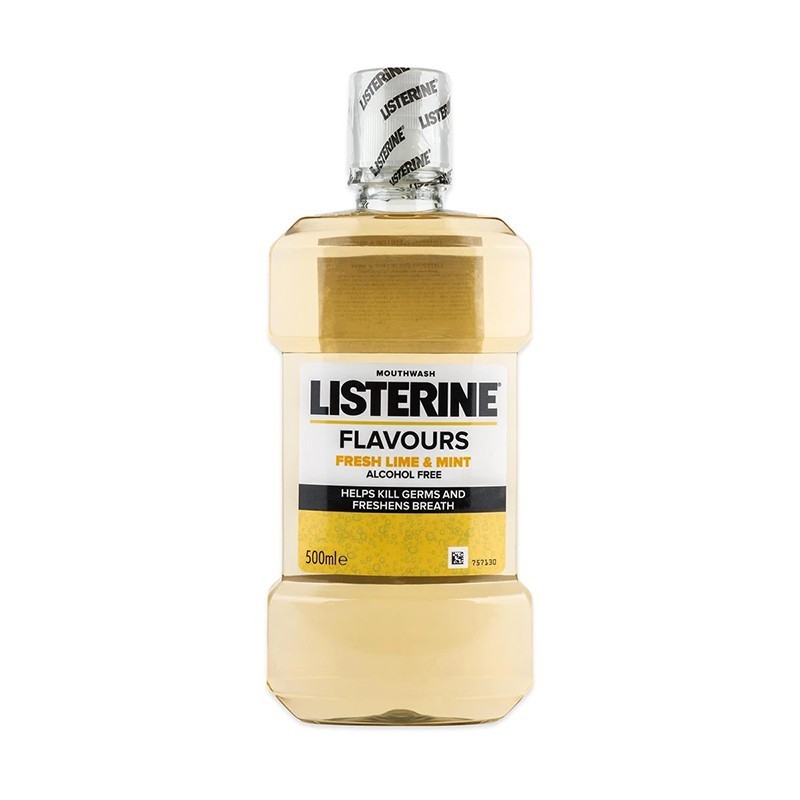 Ústna voda Listerine Fresh Lime & Mint, 500 ml