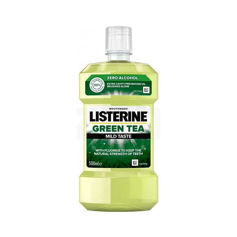 Ústní voda Listerine UV Green Tea, 500 ml