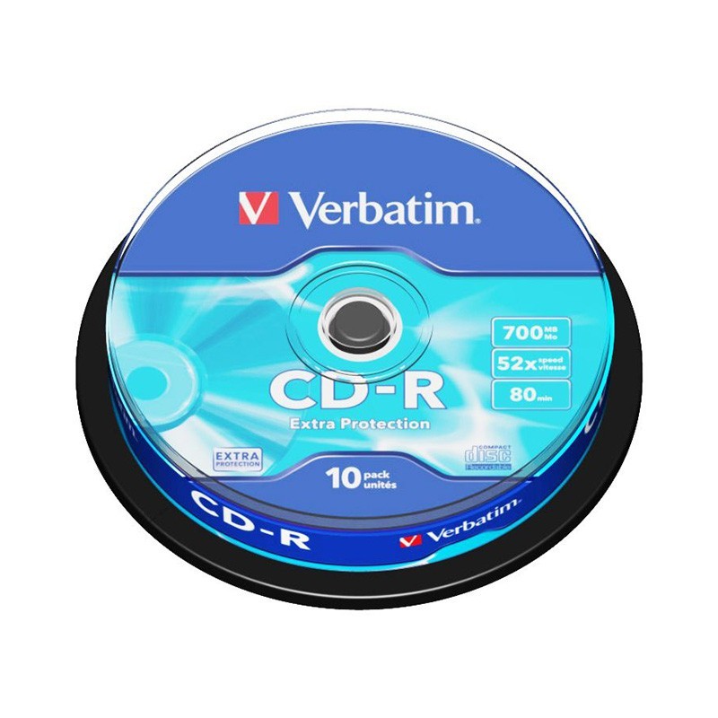 Verbatim CD-R 700MB 52x, 10 ks