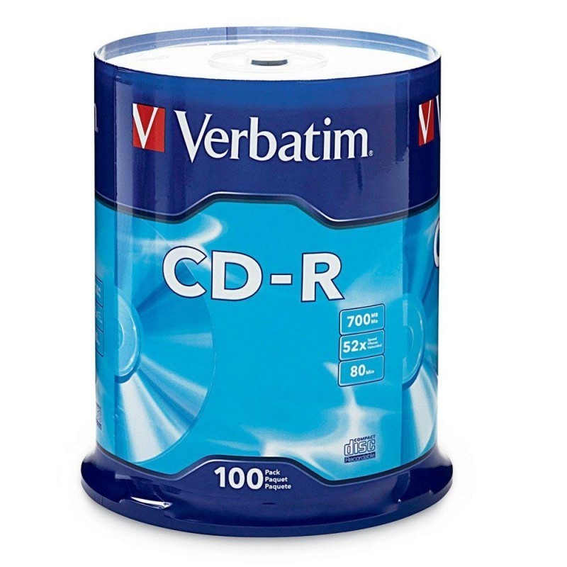 Verbatim CD-R 700MB 52x, 100 ks