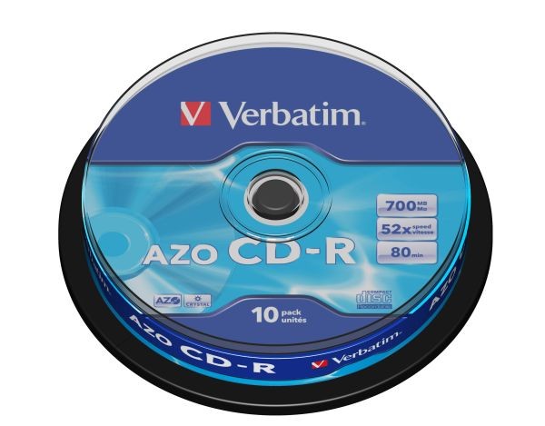 Verbatim CD-R 700MB 52x, 10ks -doprodej