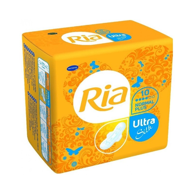 Vložky Ria Ultra Silk Normal Plus s křidélky, 10 ks