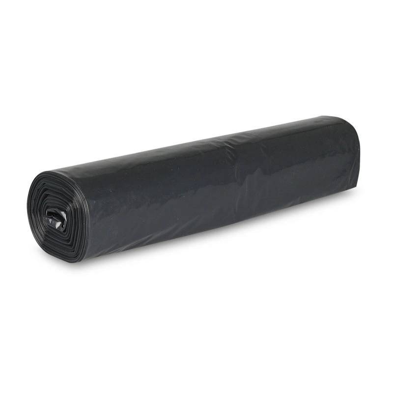 Vrece na odpad LDPE 70 x 110 cm 120 l T80, čierne, 15 ks/rolka
