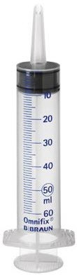 Výplachová injekčná striekačka Omnifix BBraun 50/60 ml
