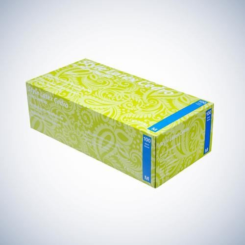 Vyšetřovací rukavice Style latex, nepudrované, Cedro, 100 ks