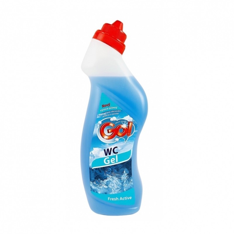 WC čistiaci prípravok GO! - fresh active, 750ml