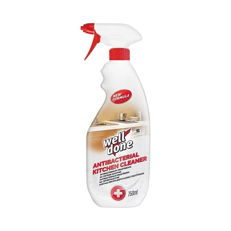 Well Done univerzální antibakteriální prostředek na čištění kuchyní s rozprašovačem 750 ml, epx. 4.9.2025