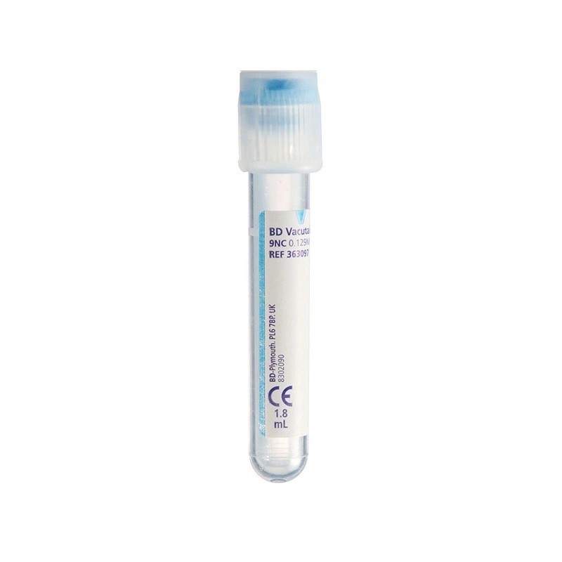 Zkumavka Vacutainer Plus koagulace Na citrát 0,129M, 1,8 ml, světle modrý uzávěr, 100 ks, exp. 10/2025