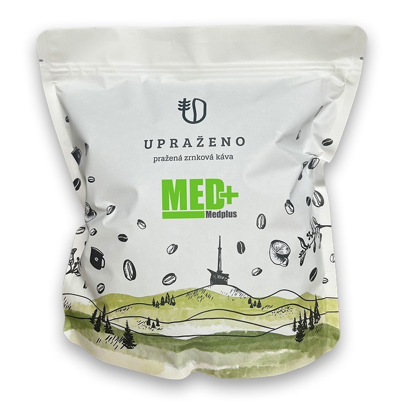 Zrnková káva Brazil 100% Arabica, 1000 g