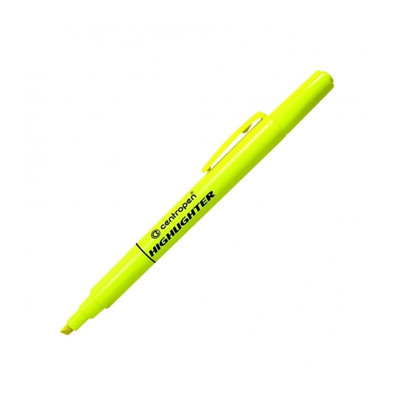 Zvýrazňovač Centropen 8722 - žltý