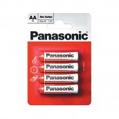 Batérie tužkové zinkouhlíkové Panasonic Red LR6 4BP (R6) AA, 4 ks