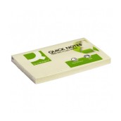 Bločky recyklované 76x127mm, žlté (bal.120listov)